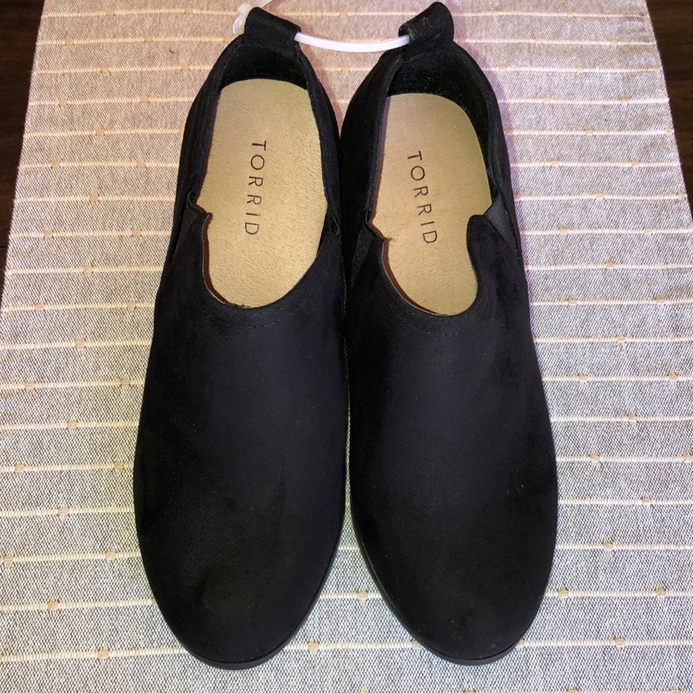 Torrid Sleek Black Ankle Booties